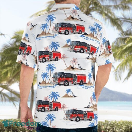 Arcola Volunteer Fire Department 3D Hawaiian Shirt Product Photo 2