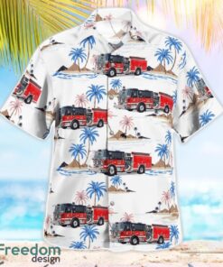 Arcola Volunteer Fire Department 3D Hawaiian Shirt Product Photo 3