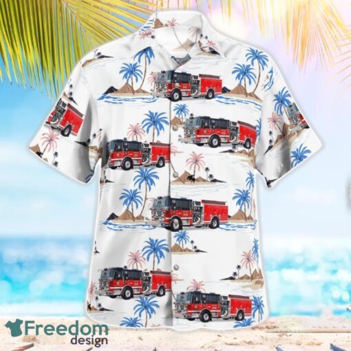 Arcola Volunteer Fire Department 3D Hawaiian Shirt Product Photo 3