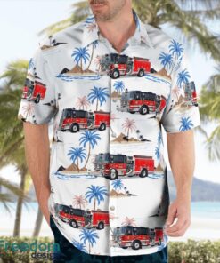 Arcola Volunteer Fire Department 3D Hawaiian Shirt Product Photo 4