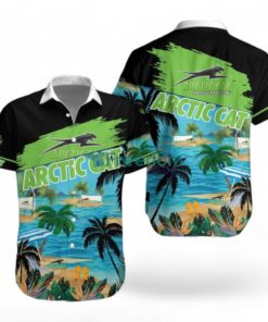 Arctic Cat Logo Combo Hawaiian Shirt And Short Trending Summer For Fans
