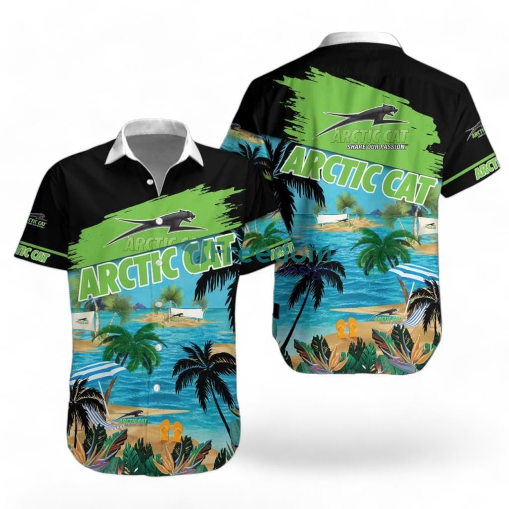 Arctic Cat Logo Combo Hawaiian Shirt And Short Trending Summer For Fans image Arctic Cat Logo Combo Hawaiian Shirt And Short Trending Summer For Fans Product Photo 1