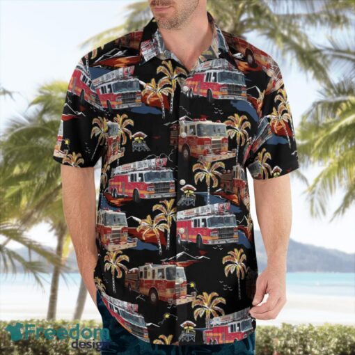 Ardmore, Pennsylvania Merion Fire Company of Ardmore Hawaiian Shirt Summer Beach Shirt Product Photo 3