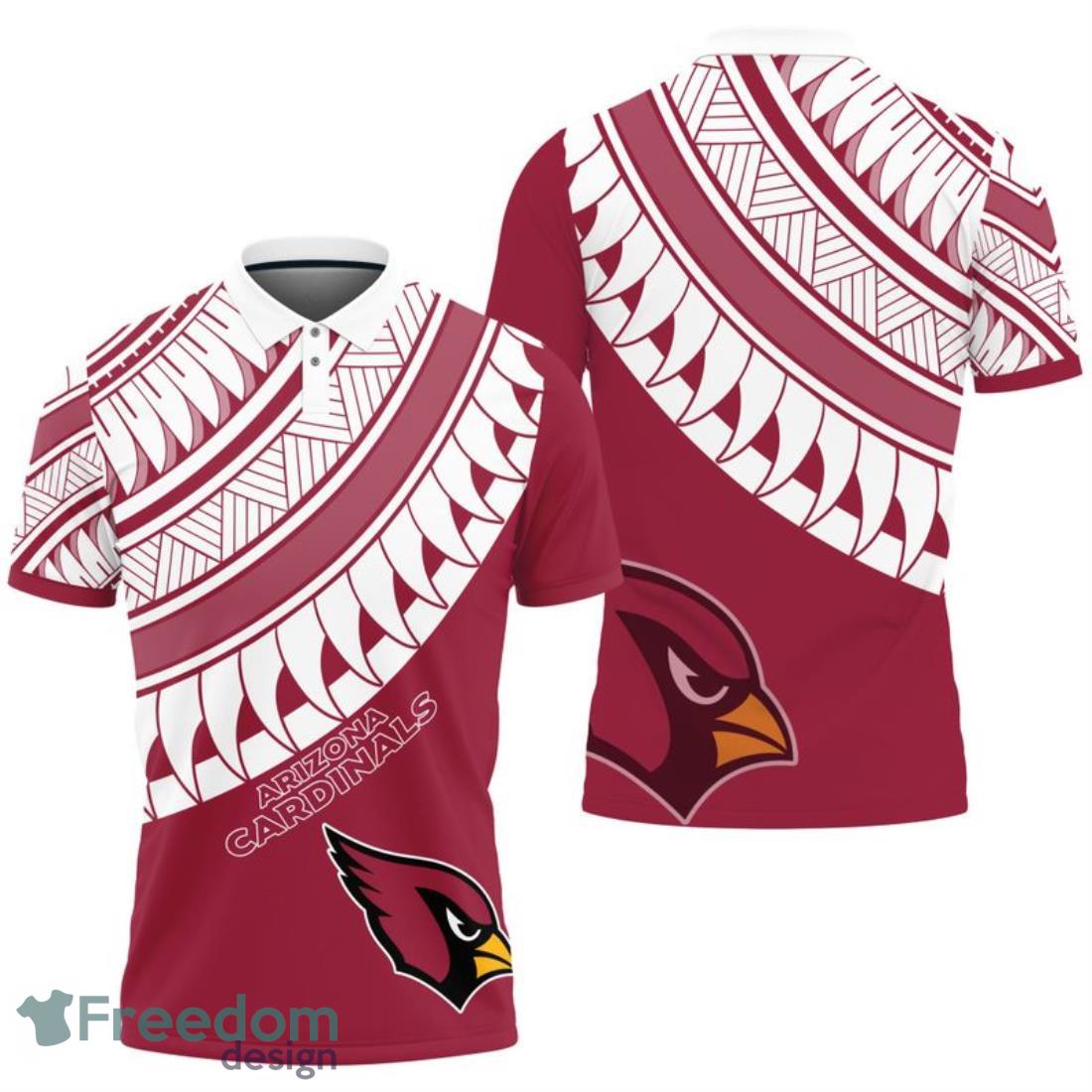 Arizona Cardinals Polynesian Pattern Polo Shirt image Arizona Cardinals Polynesian Pattern Polo Shirt Product Photo 1