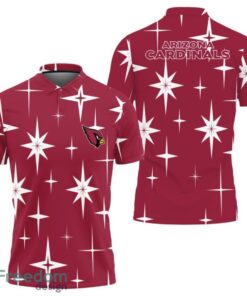 Arizona Cardinals Sparkle Pattern Polo Shirt