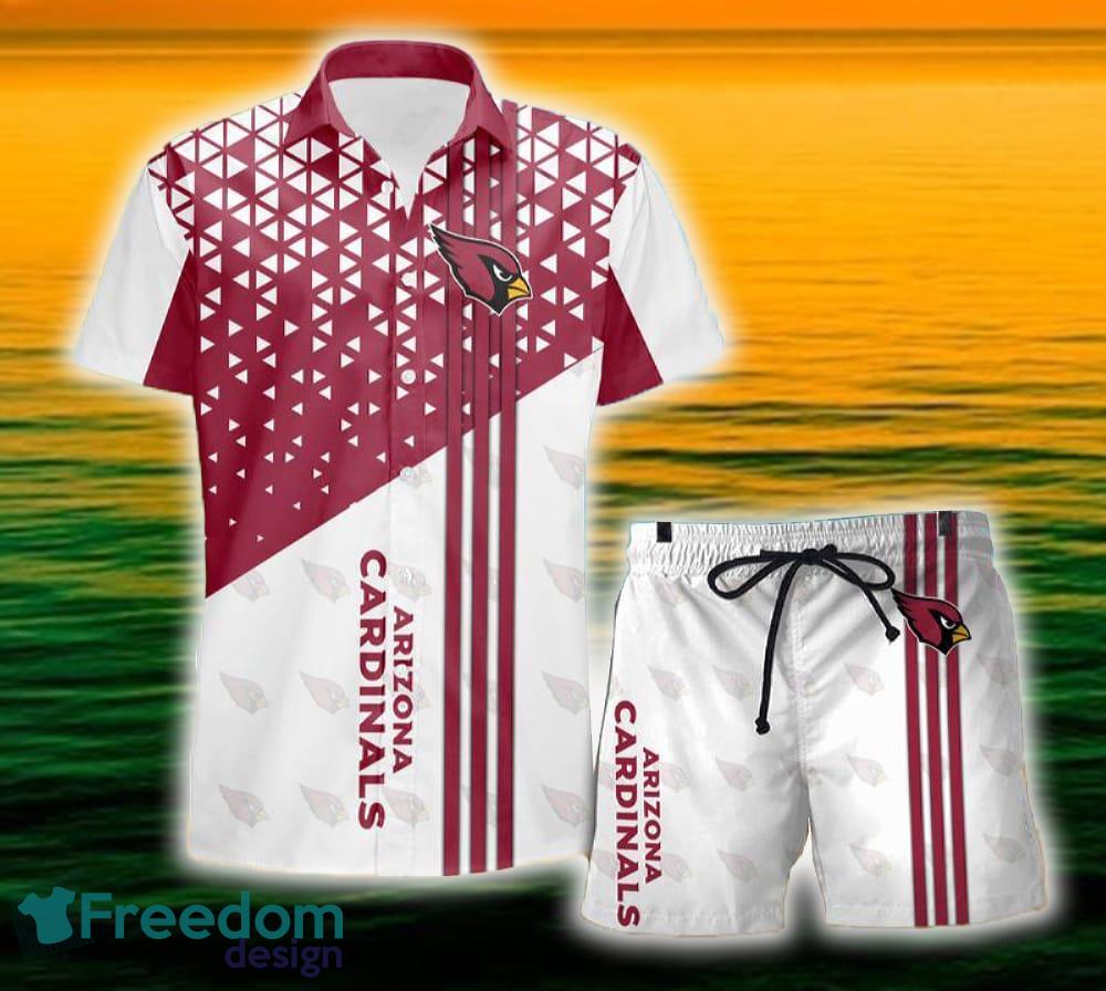 Arizona Cardinals Triangle Abstract Pattern Hawaii Shirt and Shorts Summer For Beach Fans image Arizona Cardinals Triangle Abstract Pattern Hawaii Shirt and Shorts Summer For Beach Fans - Arizona Cardinals Triangle Abstract Pattern Hawaii Shirt and Shorts Summer For Beach Fans