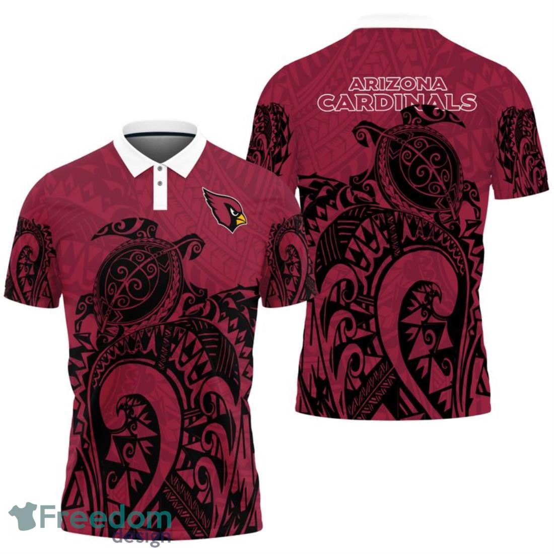 Arizona Cardinals Turtle Polynesian Pattern Polo Shirt image Arizona Cardinals Turtle Polynesian Pattern Polo Shirt Product Photo 1