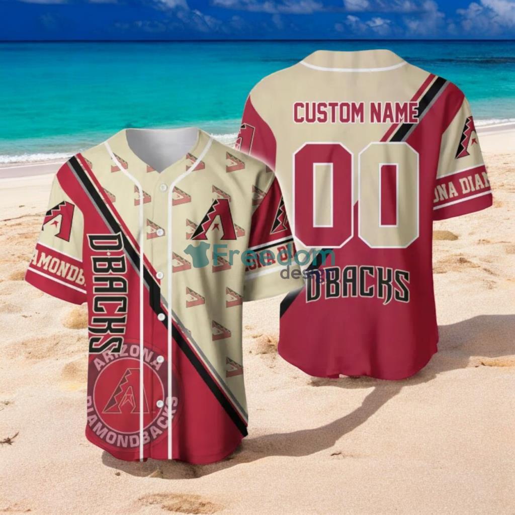 Arizona Diamondbacks Custom Name And Number Slogan Baseball Jersey Shirt image Arizona Diamondbacks Custom Name And Number Slogan Baseball Jersey Shirt Product Photo 1