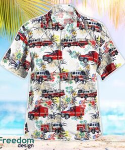 Arizona Phoenix Fire Department Beach Hawaiian Shirt Product Photo 2