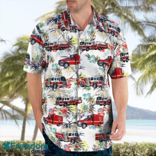 Arizona Phoenix Fire Department Beach Hawaiian Shirt Product Photo 3