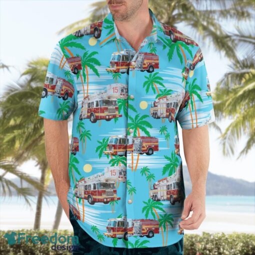 Arkansas, City of Little Rock Fire Department Hawaiian Shirt Summer Beach Gift Product Photo 3