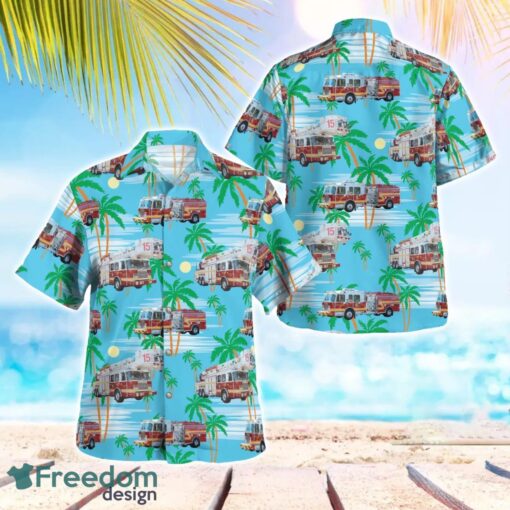 Arkansas, City of Little Rock Fire Department Hawaiian Shirt Summer Beach Gift Product Photo 1