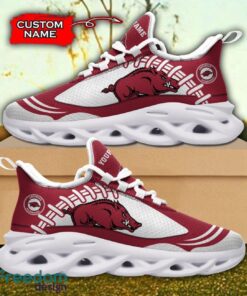 Arkansas Razorbacks NCAA Max Soul Shoes Big Logo And Custom Name Sneakers For Men Women Product Photo 2