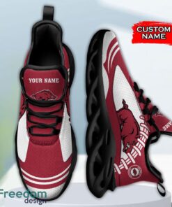 Arkansas Razorbacks NCAA Max Soul Shoes Big Logo And Custom Name Sneakers For Men Women Product Photo 3