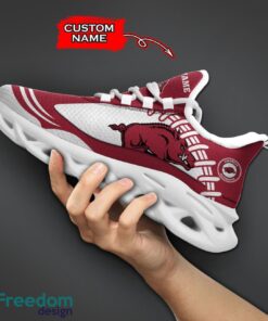 Arkansas Razorbacks NCAA Max Soul Shoes Big Logo And Custom Name Sneakers For Men Women Product Photo 5