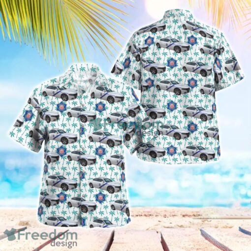 Arkansas State Police Dodge Charger Hawaiian Shirt Beach Summer Shirt Product Photo 1