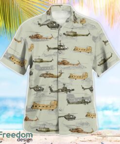 Army Aviation Helicopters Beach Hawaiian Shirt Summer Gift Product Photo 3