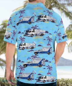 Arvada Fire Protection District Beach Hawaiian Shirt Gift For Summer Holiday Blue Shirt Product Photo 2