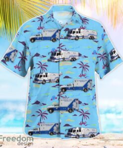 Arvada Fire Protection District Beach Hawaiian Shirt Gift For Summer Holiday Blue Shirt Product Photo 3