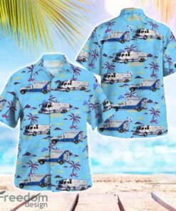 Arvada Fire Protection District Beach Hawaiian Shirt Gift For Summer Holiday Blue Shirt