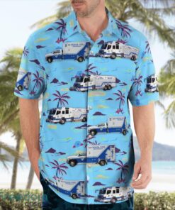 Arvada Fire Protection District Beach Hawaiian Shirt Gift For Summer Holiday Blue Shirt Product Photo 4