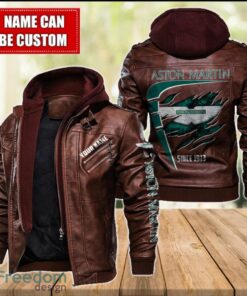 Aston-Martin 2D Leather Jacket For Men Custom Name Special Gift Ideas Product Photo 2