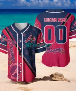 Atlanta Braves Custom Name And Number Slogan Baseball Jersey Shirt Atlanta Braves Custom Name And Number Slogan Baseball Jersey Shirt