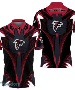 Atlanta Falcons Abstract Pattern Polo Shirt