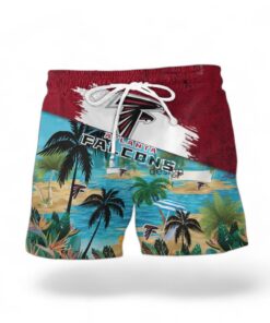 Atlanta Falcons Logo Combo Hawaiian Shirt And Short Trending Summer For Fans Product Photo 2