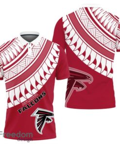 Atlanta Falcons Polynesian Pattern Polo Shirt