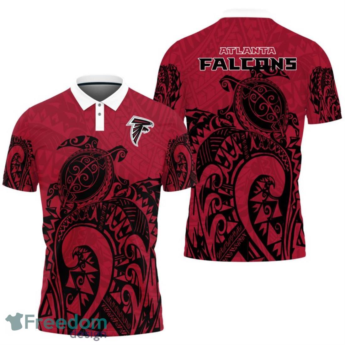 Atlanta Falcons Turtle Polynesian Pattern Polo Shirt image Atlanta Falcons Turtle Polynesian Pattern Polo Shirt Product Photo 1