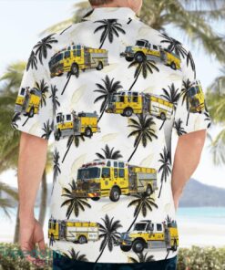 Atlantic Highlands Fire Department, New Jersey 3D Summer Aloha Hawaiian Shirt Product Photo 2