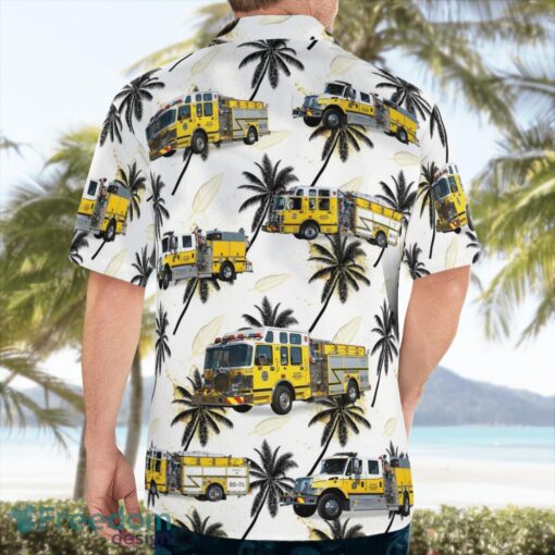 Atlantic Highlands Fire Department, New Jersey 3D Summer Aloha Hawaiian Shirt Product Photo 2