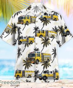 Atlantic Highlands Fire Department, New Jersey 3D Summer Aloha Hawaiian Shirt Product Photo 3