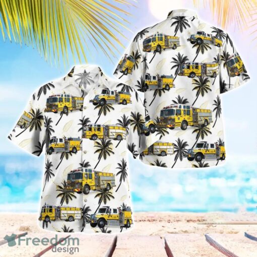 Atlantic Highlands Fire Department, New Jersey 3D Summer Aloha Hawaiian Shirt Product Photo 1