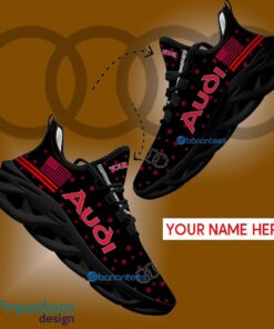 Audi Car Racing Running Sneaker Style Custom Name Gift Max Soul Shoes USA Flag Star New For Fans - Audi Car Racing Running Shoes New Trending Personalized Photo 1