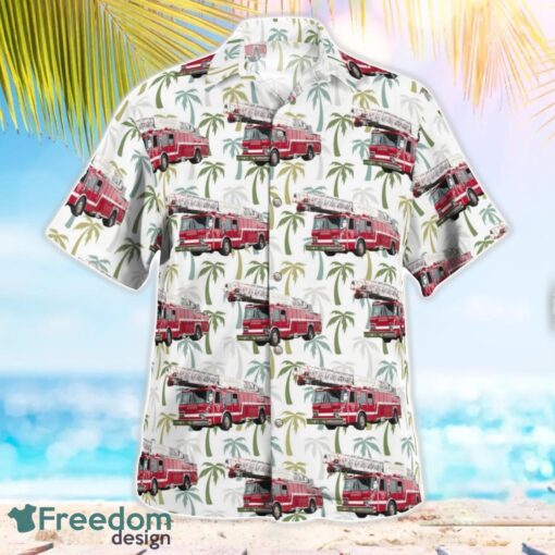 Aurora Fire Department, Illinois Hawaiian Shirt Gift For Summer Vacation Product Photo 2