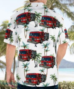 Aurora, Missouri, Aurora Rural Fire Protection District Beach Hawaiian Shirt Product Photo 2