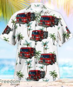 Aurora, Missouri, Aurora Rural Fire Protection District Beach Hawaiian Shirt Product Photo 3