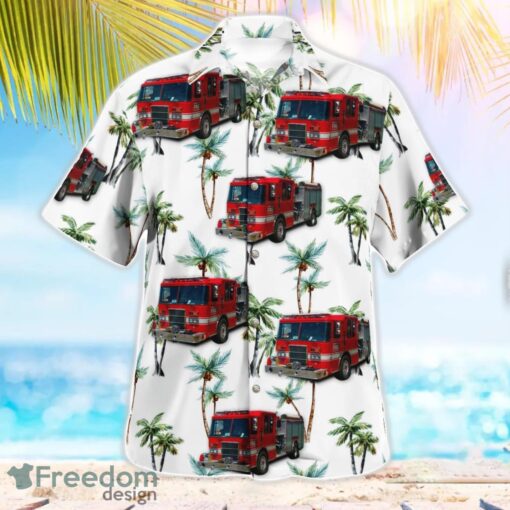 Aurora, Missouri, Aurora Rural Fire Protection District Beach Hawaiian Shirt Product Photo 3