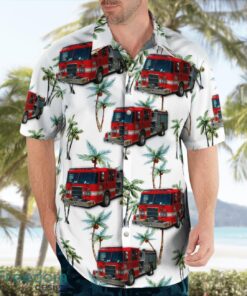 Aurora, Missouri, Aurora Rural Fire Protection District Beach Hawaiian Shirt Product Photo 4