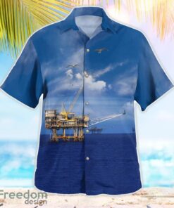 Australia Offshore Drilling Rig Aloha Hawaiian Shirt Product Photo 3
