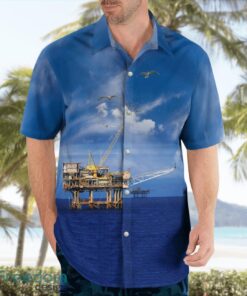 Australia Offshore Drilling Rig Aloha Hawaiian Shirt Product Photo 4
