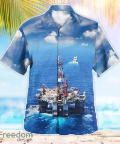 Australia Offshore Drilling Rig Aloha Hawaiian Shirt Beach Shirt image Australia Offshore Drilling Rig Aloha Hawaiian Shirt Beach Shirt Product Photo 3