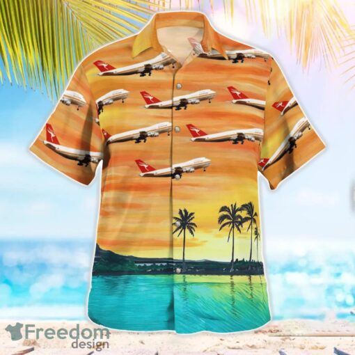 Australia Qantas Boeing 747-238B Hawaiian Shirt Gift For Summer Vacation Product Photo 2