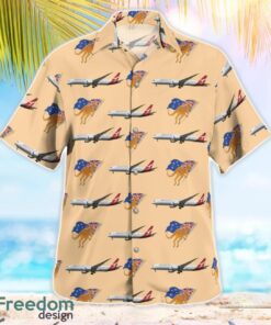 Australia Qantas Boeing 787-9 Dreamliner Tropical 3D Hawaiian Shirt Gift For Summer Product Photo 2