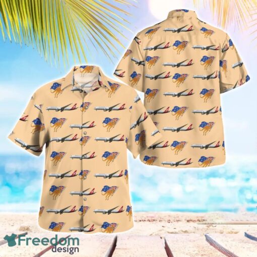 Australia Qantas Boeing 787-9 Dreamliner Tropical 3D Hawaiian Shirt Gift For Summer Product Photo 1