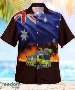 Australian Capital Territory ACT Fire and Rescue Hawaiian Shirt Gift For Summer Vacation Product Photo 2