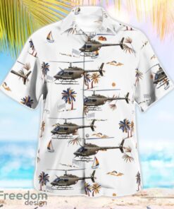 Austrian Air Force Bell OH-58B Kiowa Aloha Hawaiian Shirt Product Photo 2