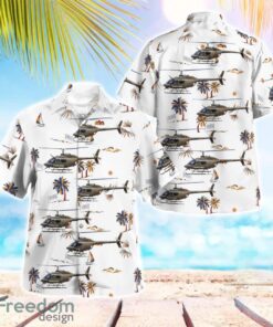 Austrian Air Force Bell OH-58B Kiowa Aloha Hawaiian Shirt Product Photo 1